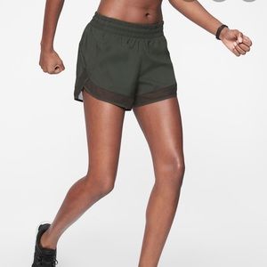 Athleta Mesh Racer Run short